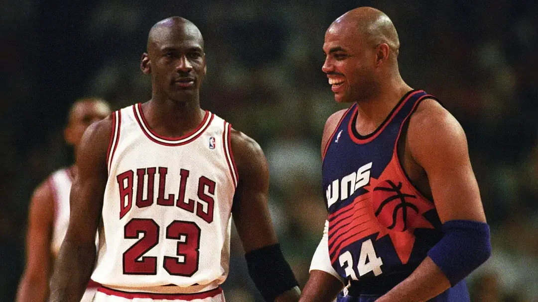 In his first season with the Suns, Barkley was named league MVP and led Phoenix to the Finals against Jordan and the Bulls.