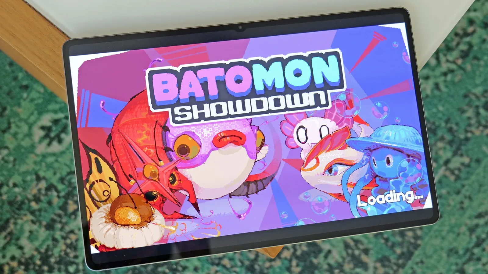 Batomon Showdown monster team arranged for an auto-battler fight