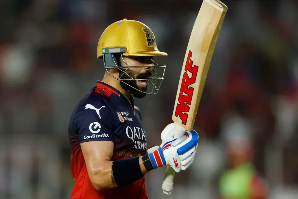 Indian Premier League cricket match under stadium lights