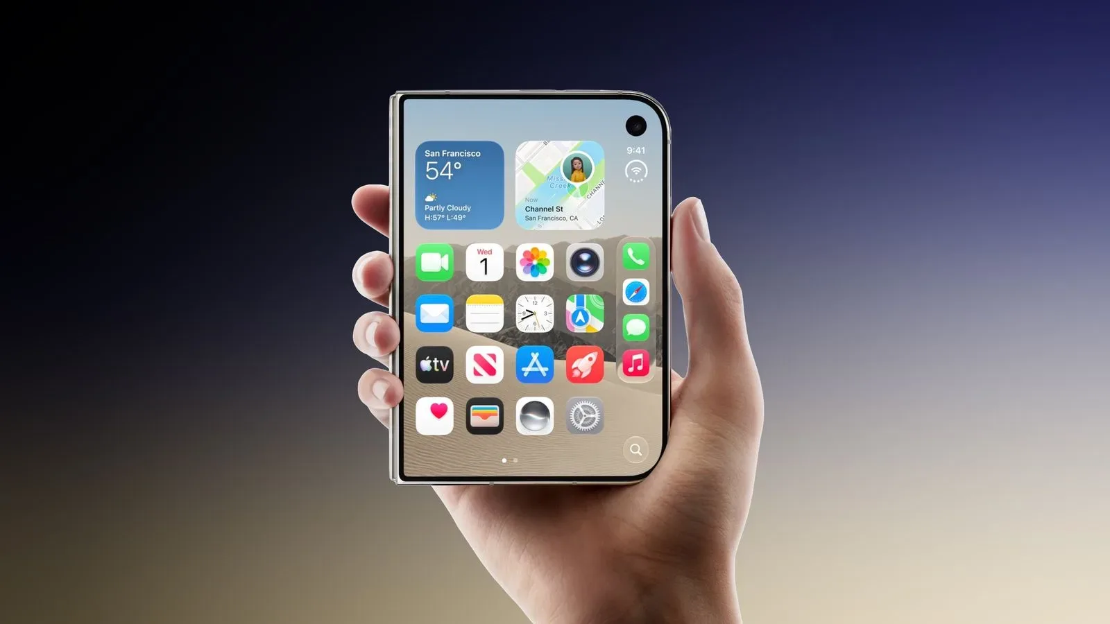 iPhone Duo shown with a protective case and screen protector
