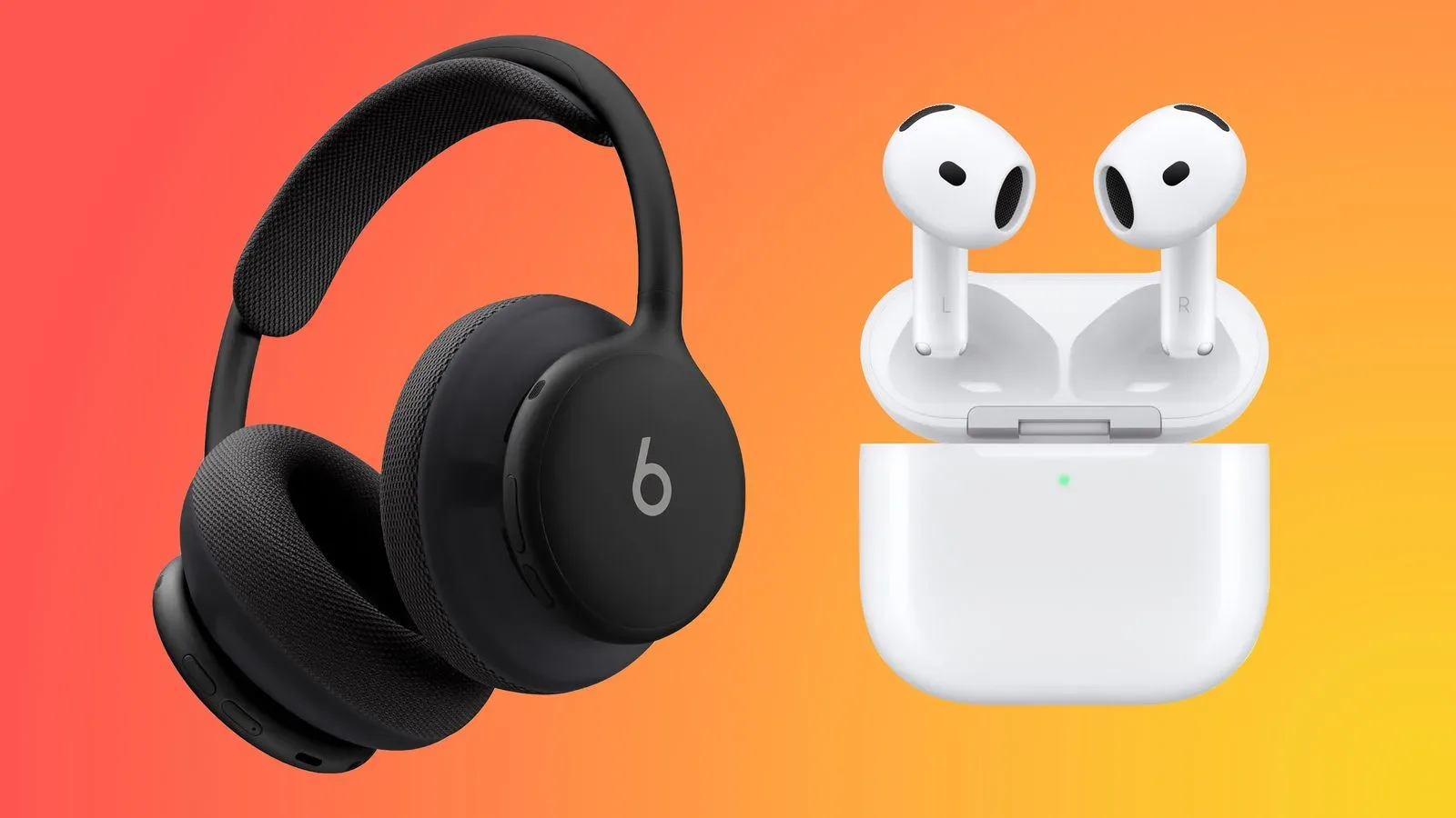 Black Beats 360 headphones with black Performance Knit Cushions