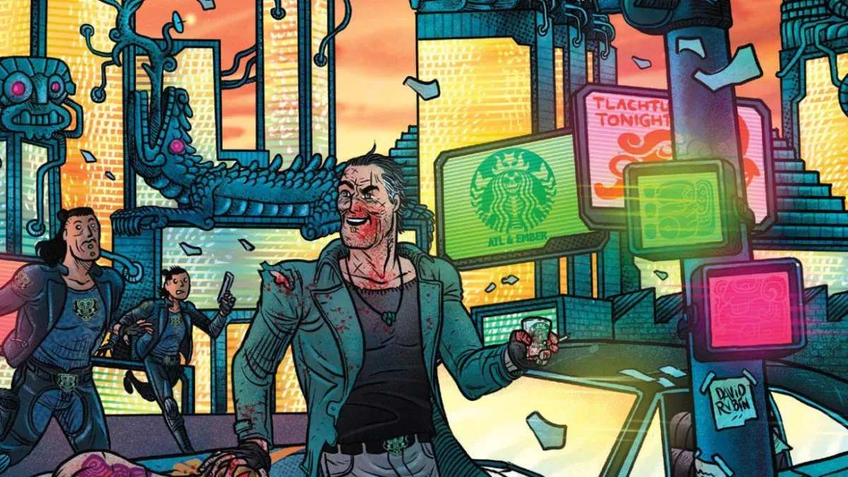 Teq alternate-history Aztec noir comic by Peter Murrieta and David Rubín