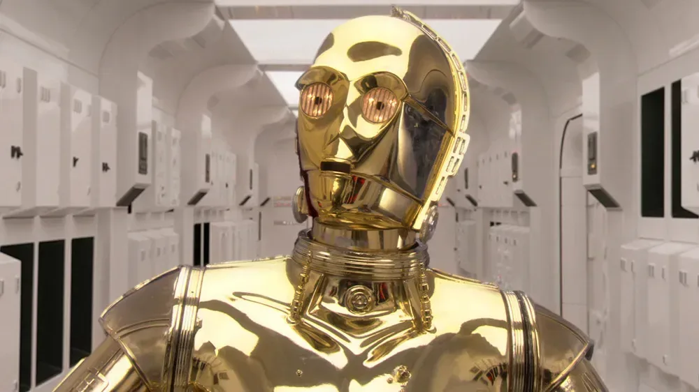 C-3PO appears in promotional imagery for Star Wars Funday Football and Super Bowl LXI