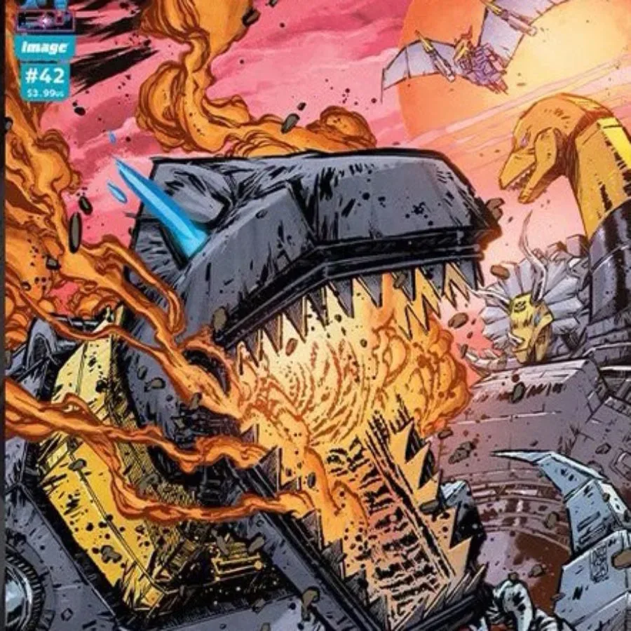 Grimlock and the Dinobots make their Energon Universe debut