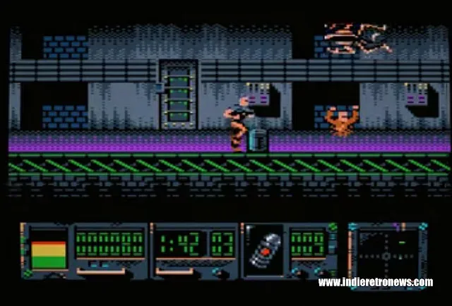 Ellen Ripley and Xenomorphs in the Alien 3 Amstrad CPC Plus port