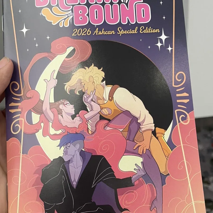 Dreambound flipbook presentation within Fanatic print edition