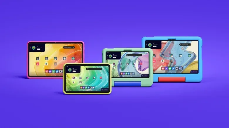 Amazon Kids Tablet 8 and Kids Tablet 11 with bumper and kickstand case options