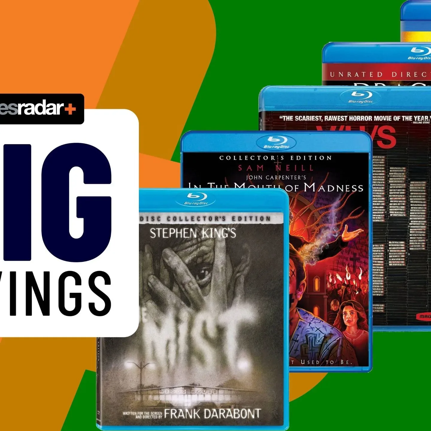 Classic monster movie box sets alongside modern horror Blu-ray releases