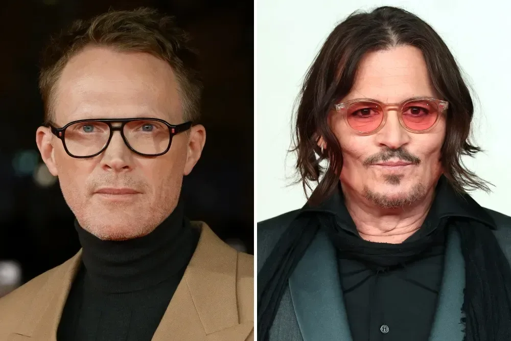 Paul Bettany discussing the public perception of old messages introduced during Johnny Depp’s 2020 libel case
