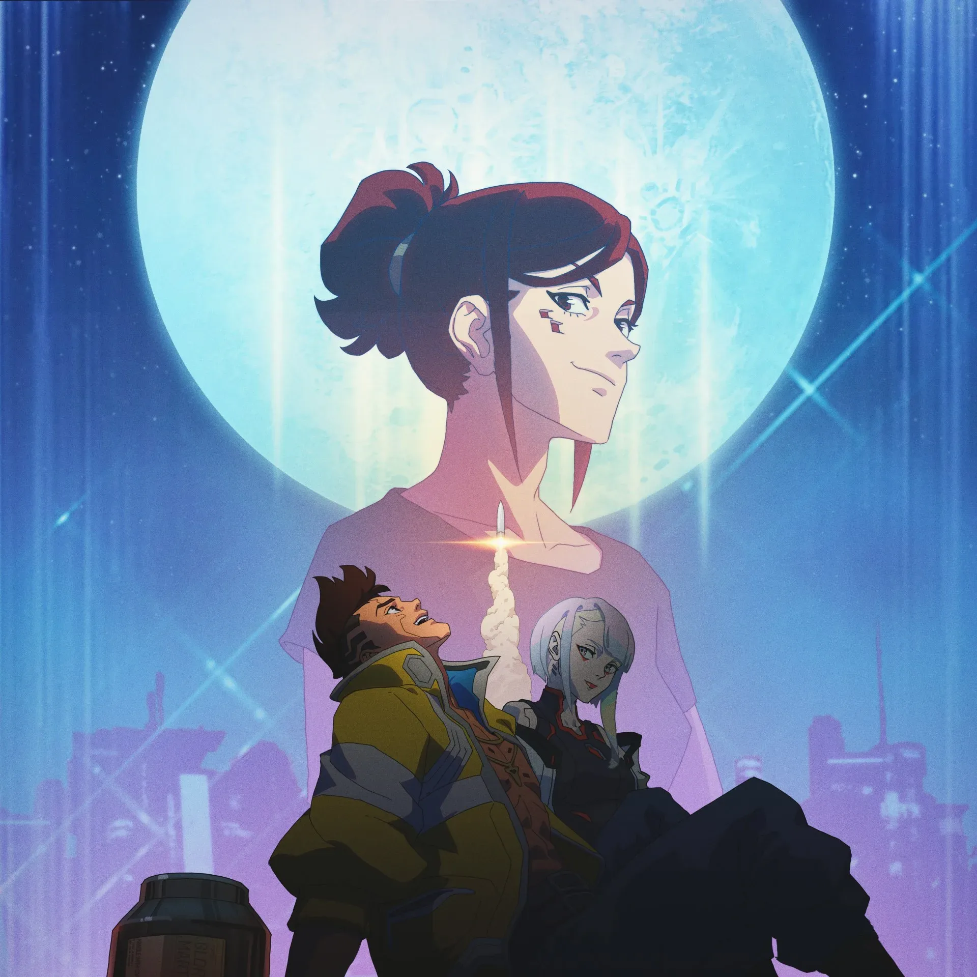 Cyberpunk Trading Card Game Burn Bright set card reveal