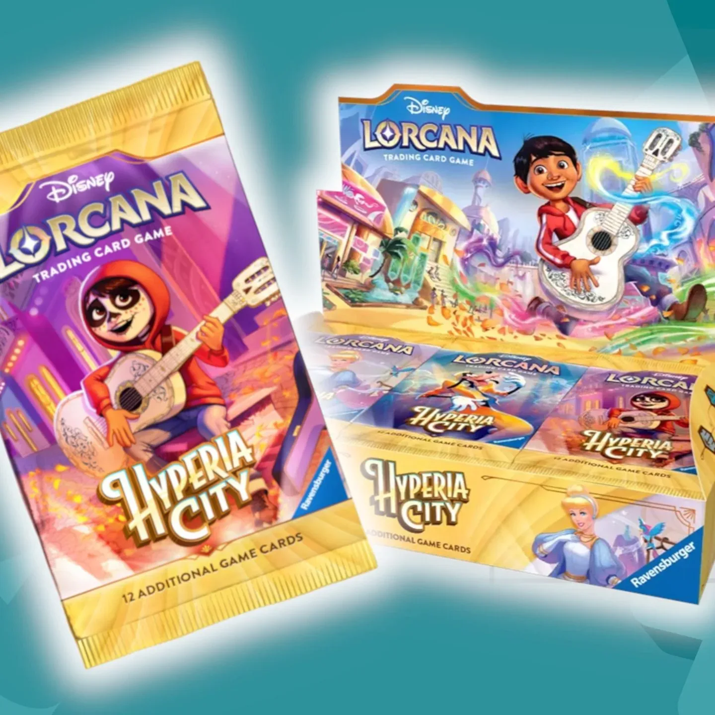 Miguel Rivera Disney Lorcana Hyperia City card artwork