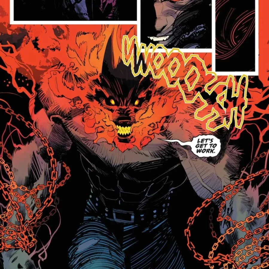 Cadejos, the fire-breathing wolf-like Justice League Unlimited hero