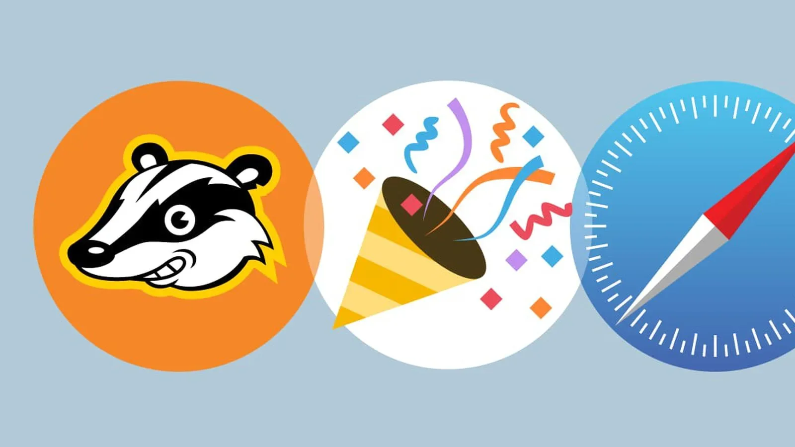 Safari browser privacy illustration with blocked tracking requests