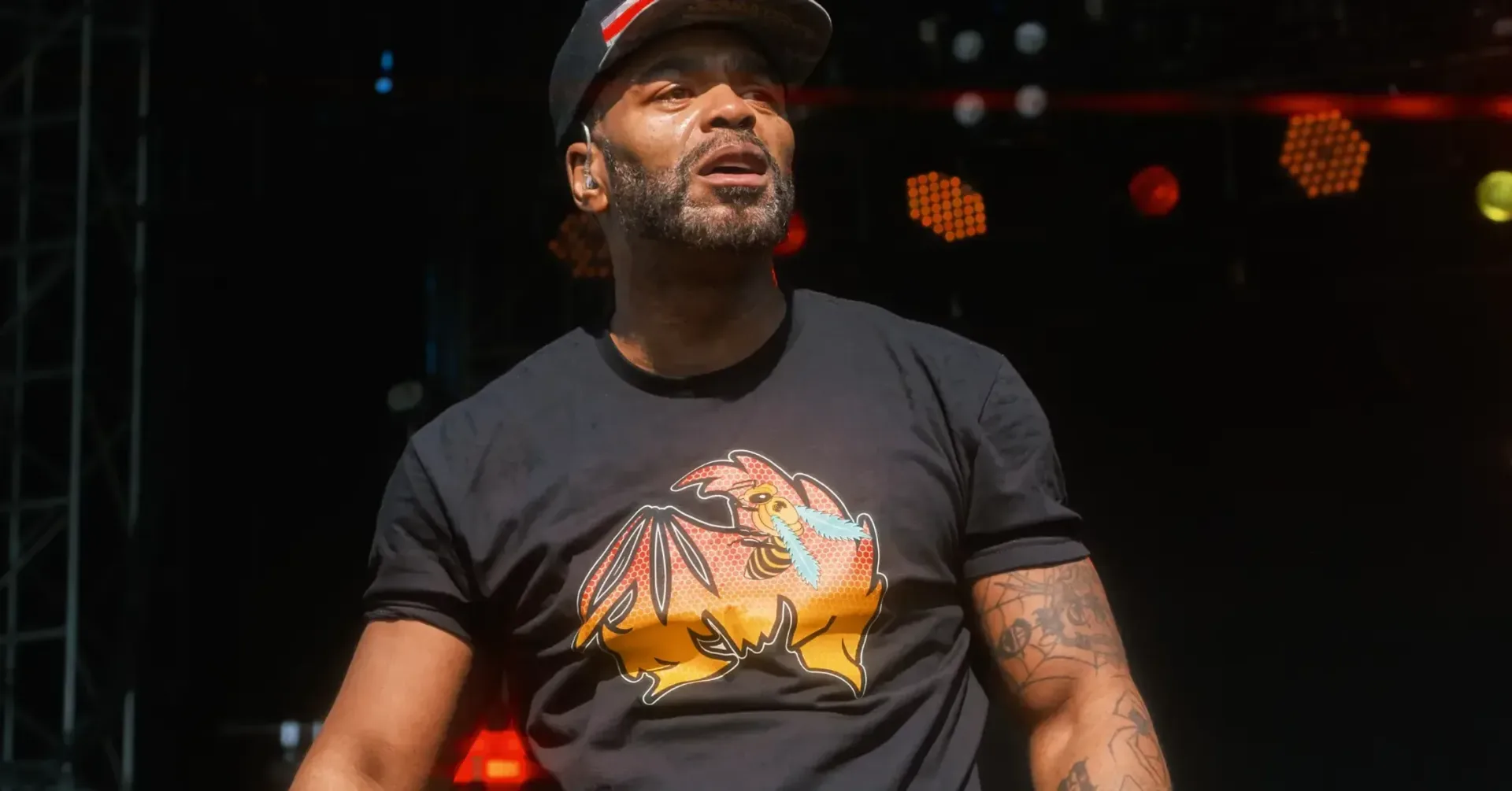 Method Man listening to Wu-Tang Clan’s Once Upon a Time in Shaolin during Pablo Torre’s presentation
