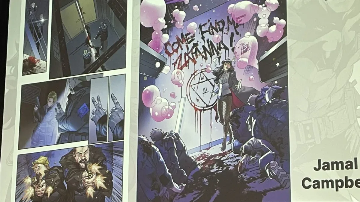 Zatanna comic art featuring the Prime Magus amid a supernatural setting