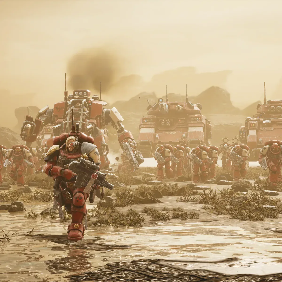 Space Marine force in Warhammer 40,000: Dawn of War 4