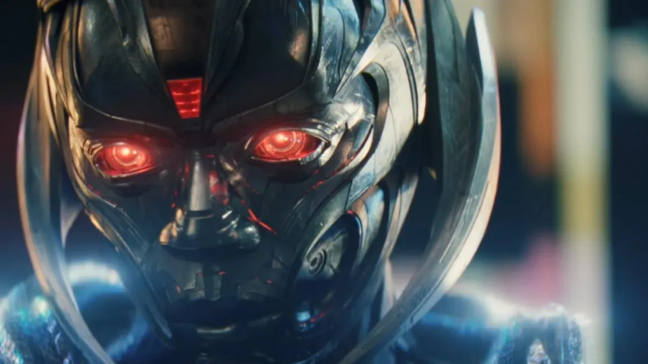 Vision confronted by the threat of Ultron taking control