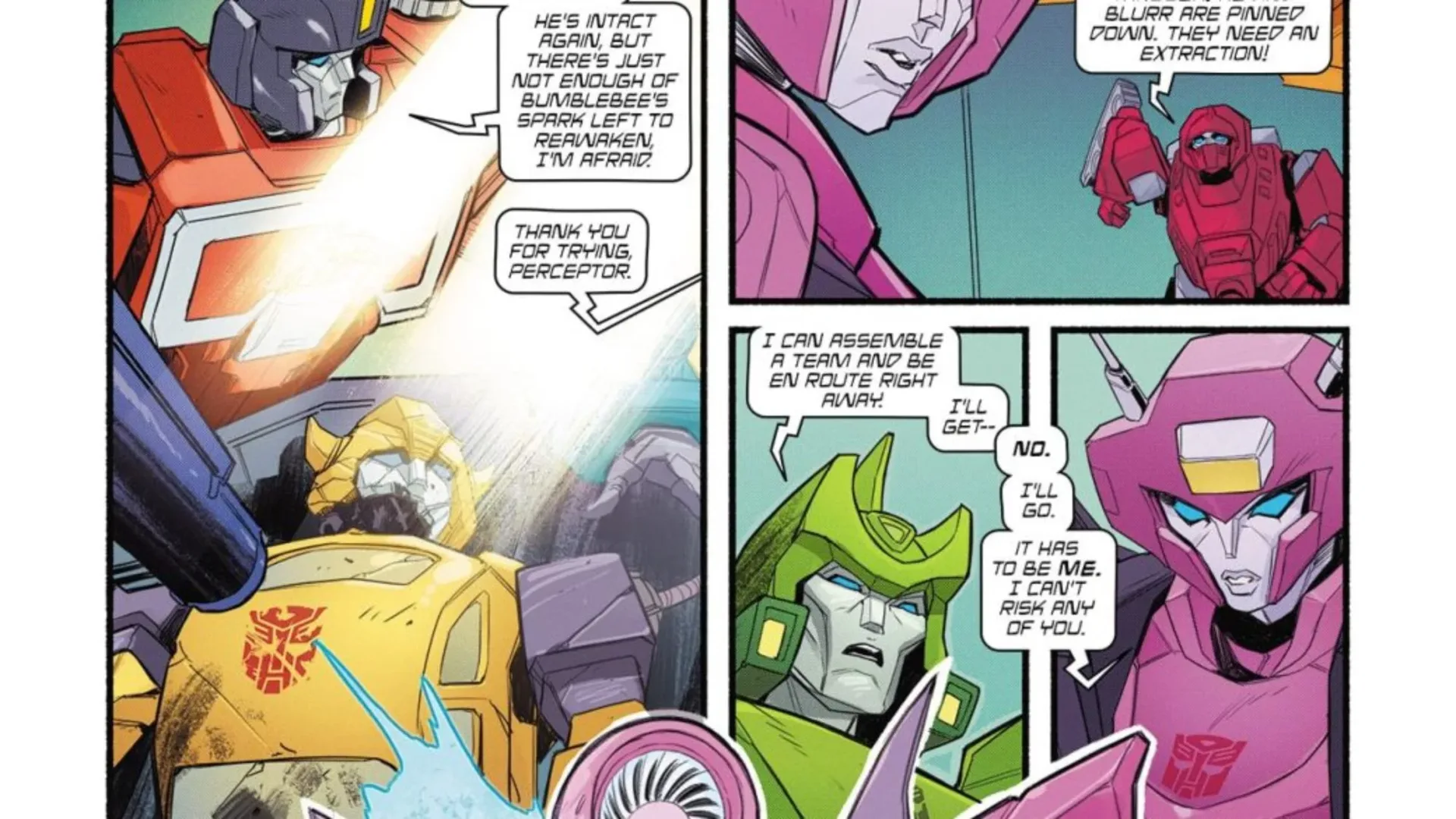 Transformers #37 Puts Elita Prime’s Leadership Under the Microscope