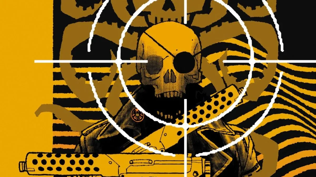 Immortal Soldiers teaser art suggesting a revived Nick Fury connected to Hydra
