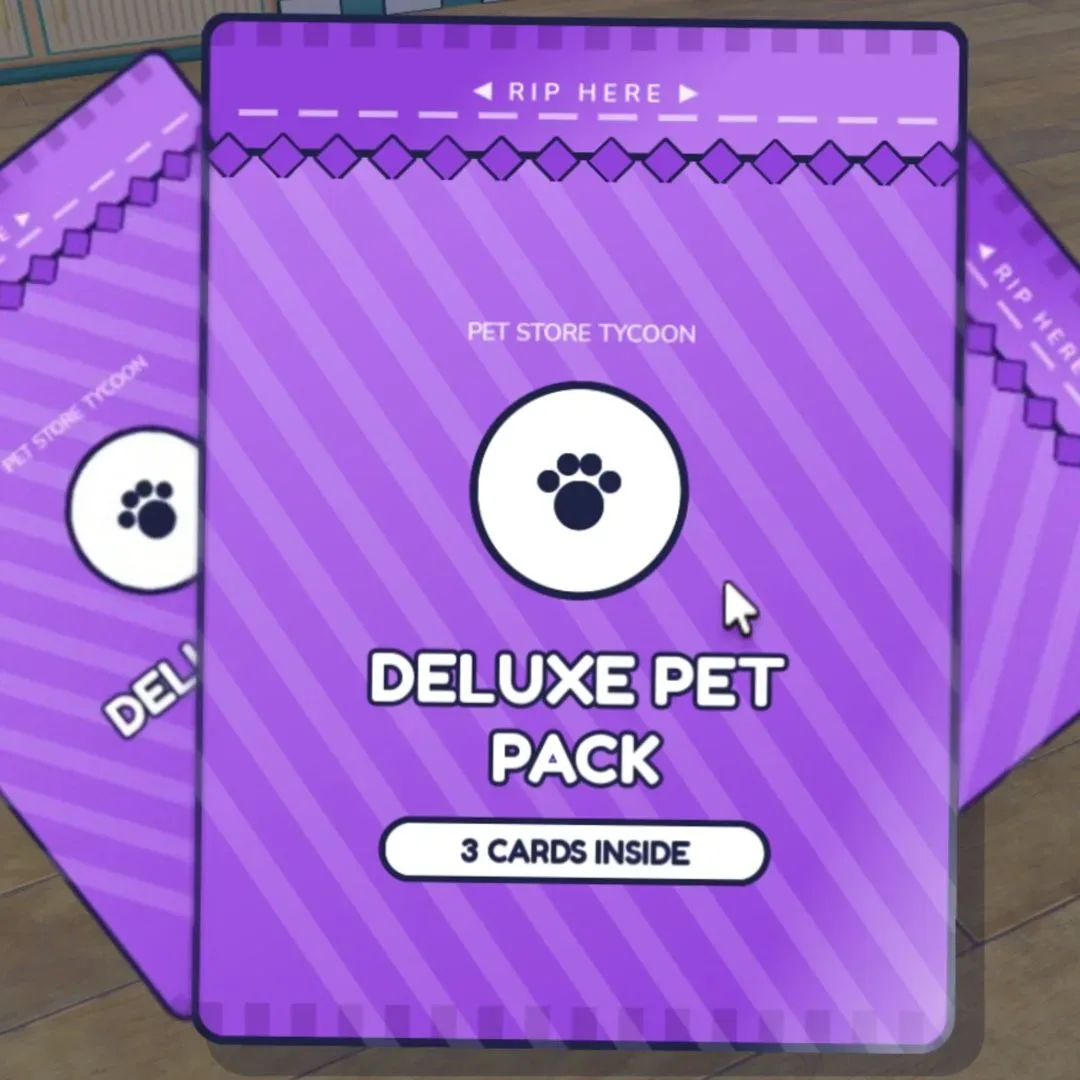 Deluxe Pet Packs in Pet Store Tycoon on Roblox