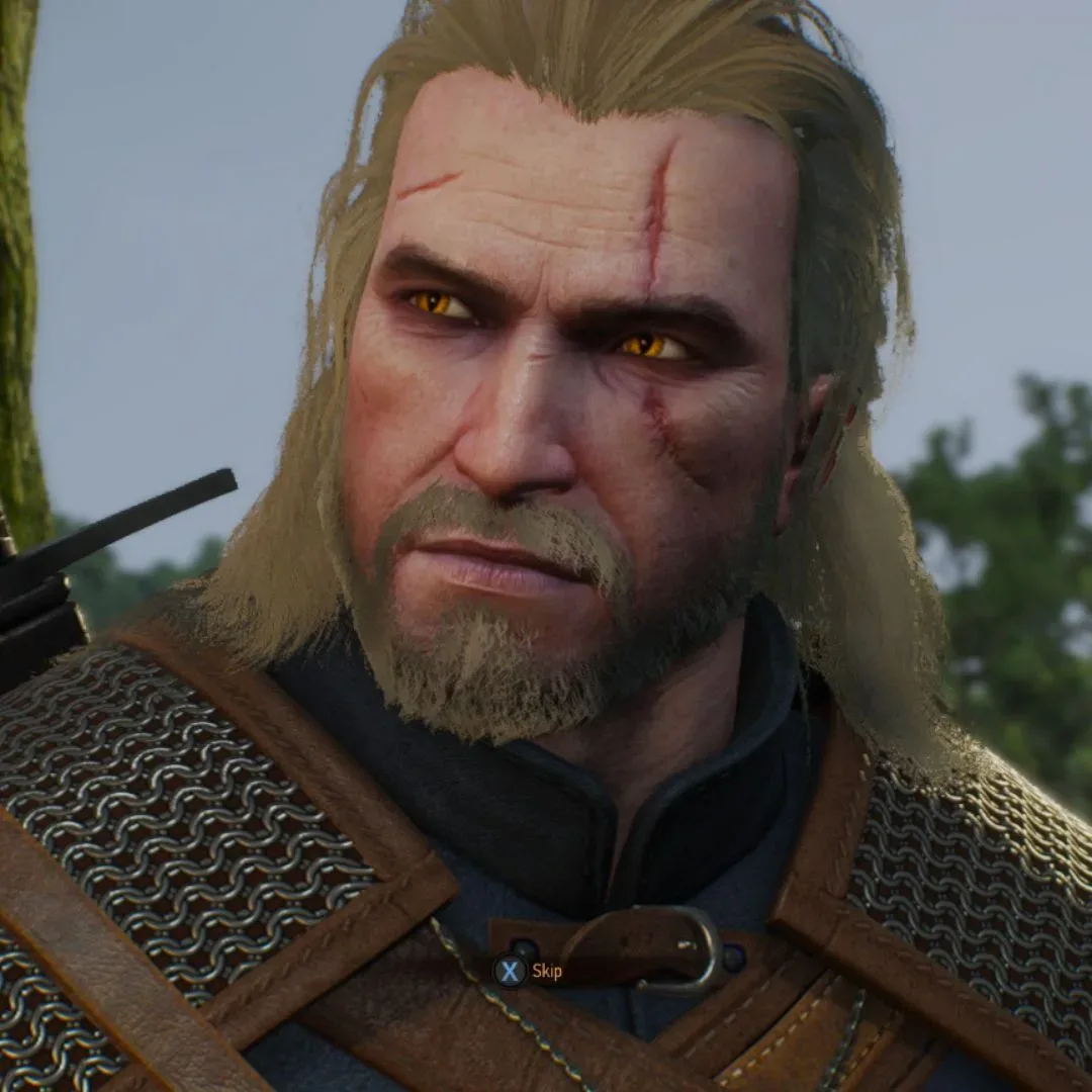 The Witcher 3 Remastered screenshot of Geralt
