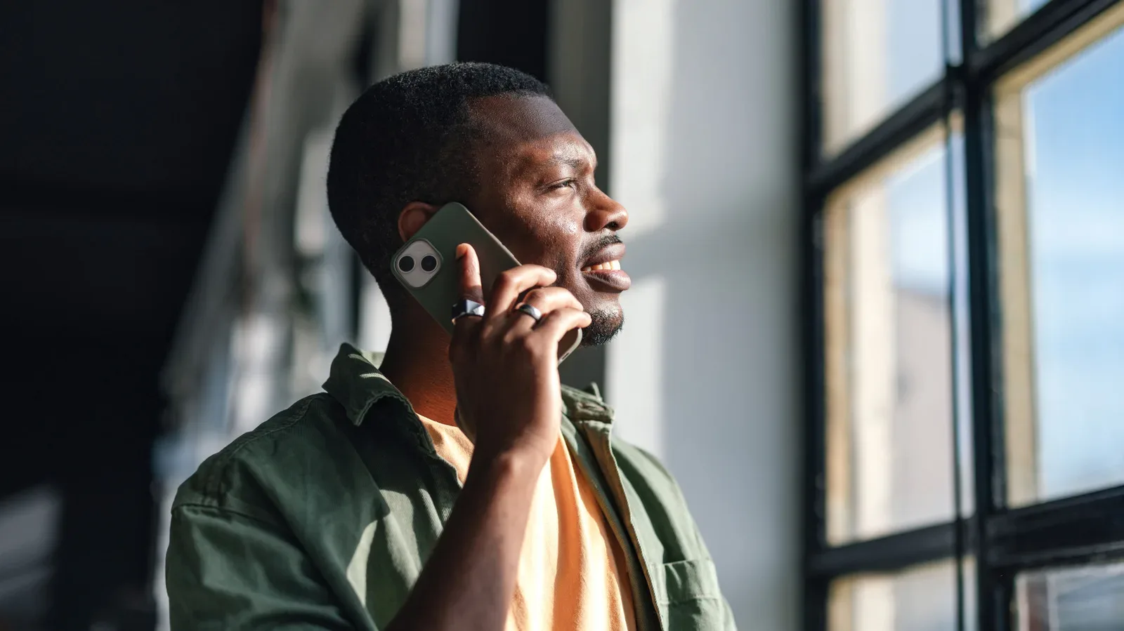 A smartphone showing the Wi-Fi calling option in cellular settings