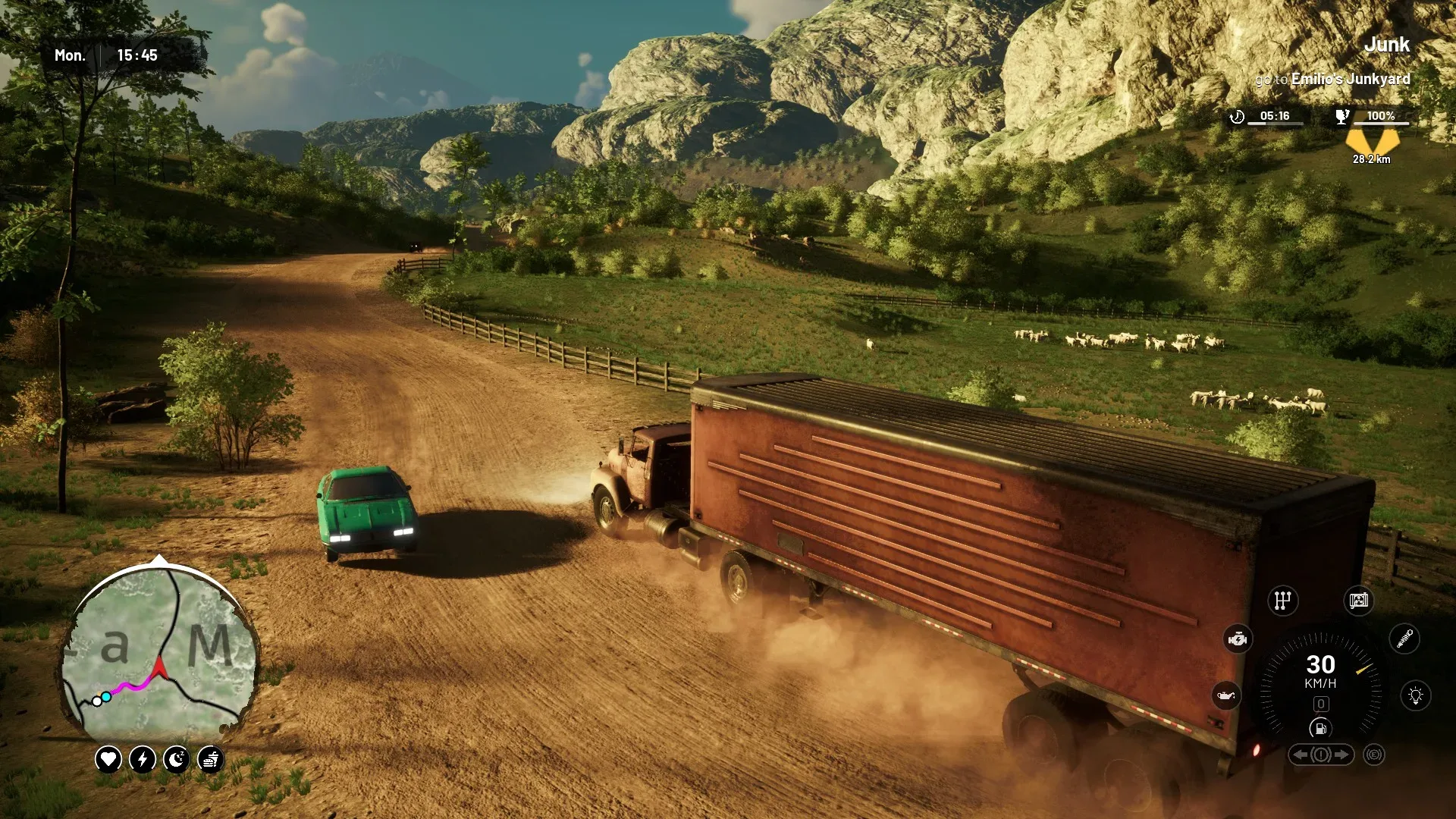 Esperanza town setting in Road Truckers: New Beginning