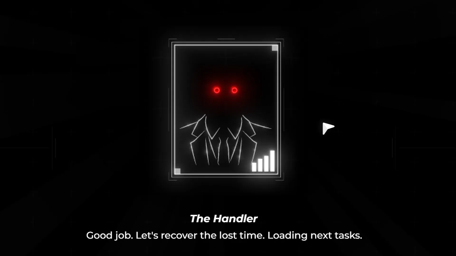 Neuron Activation screenshot showing The Handler’s task interface