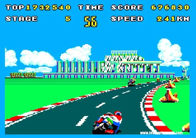 Hang-On Jr. running on Sega Mega Drive or Sega Genesis