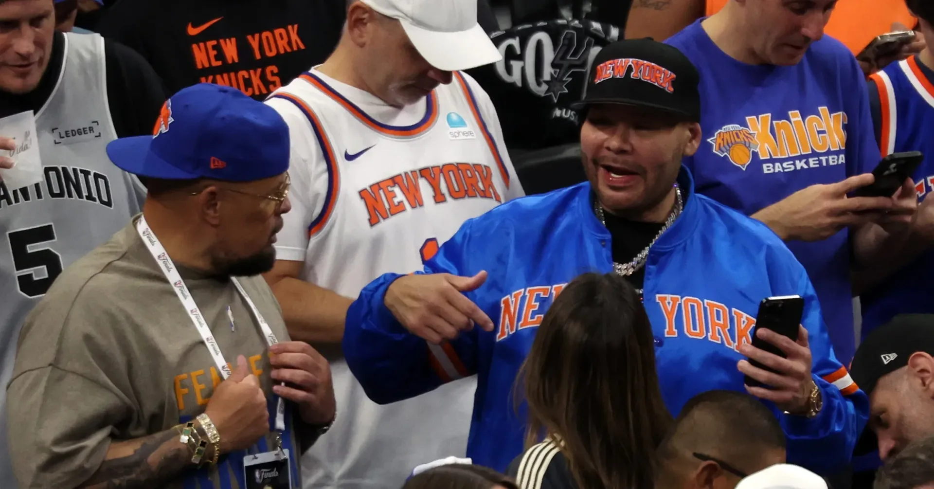 Fat Joe and Jadakiss during a Joe & Jada podcast discussion