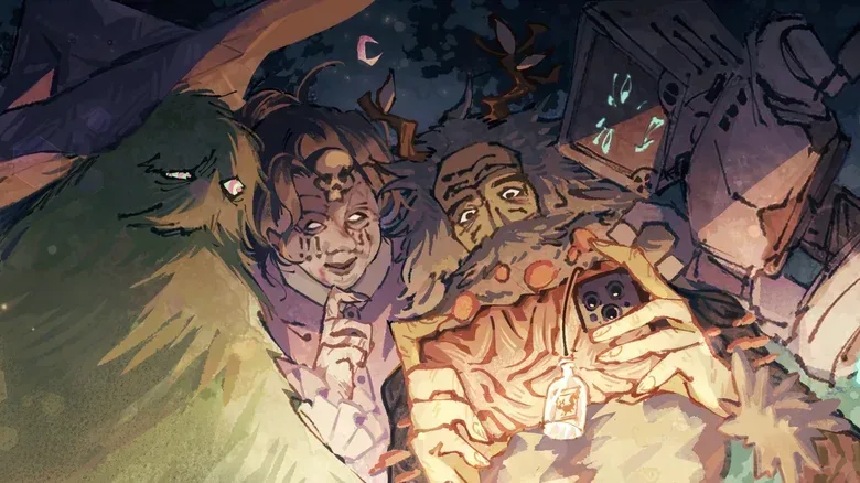 Inscryption card game characters and Scrybes