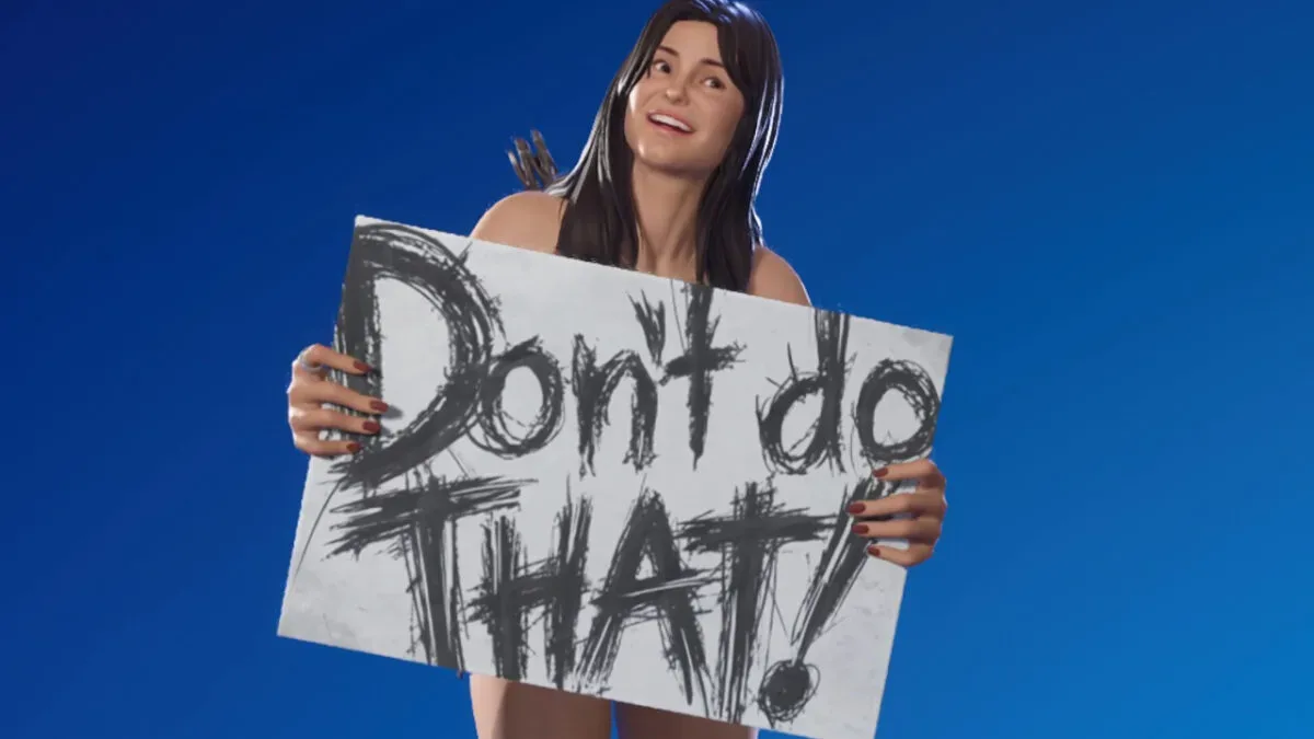 Nikki from Obsession in a reported Fortnite crossover cosmetic