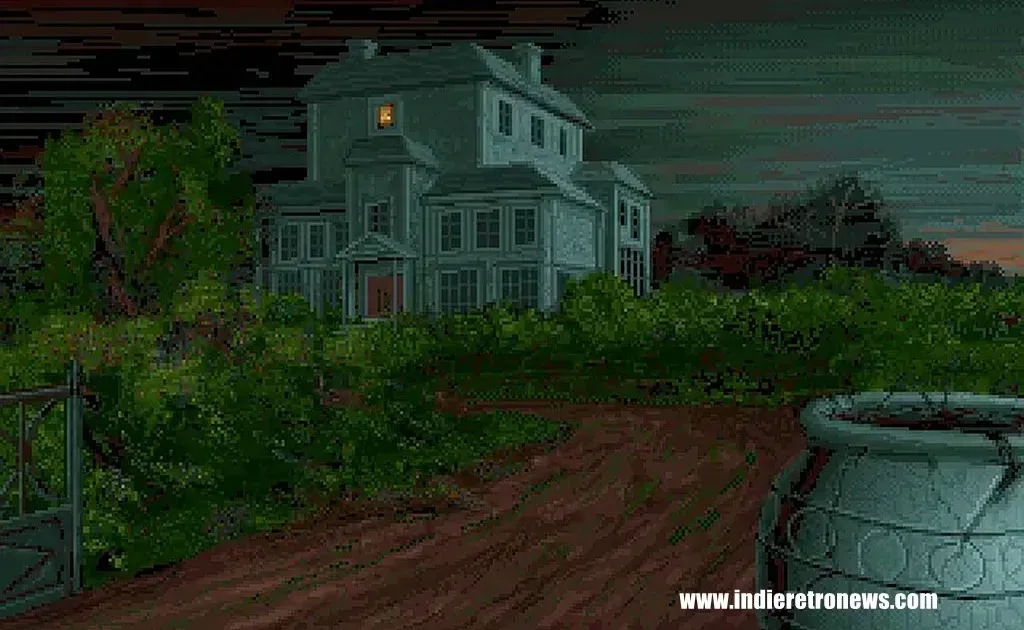 Edward Carnby explores a haunted house in Alone in the Dark