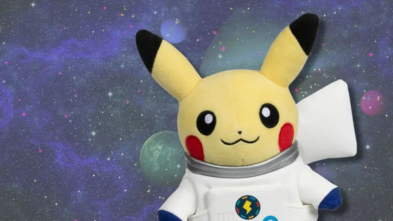 Pokémon x ESA bomber jacket with Pokémon patches and a Poké Ball zipper