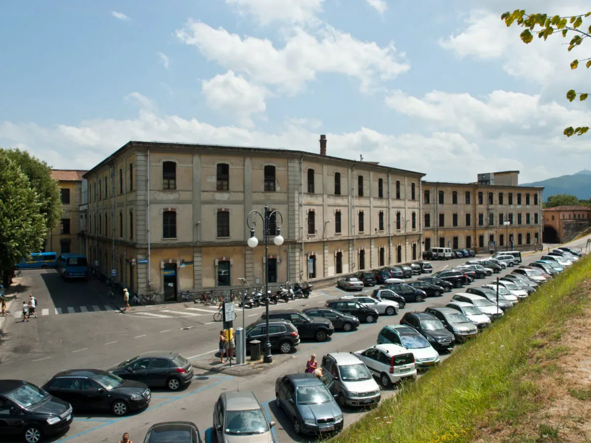 Former tobacco factory in Lucca, the planned permanent home of the Museo del Fumetto