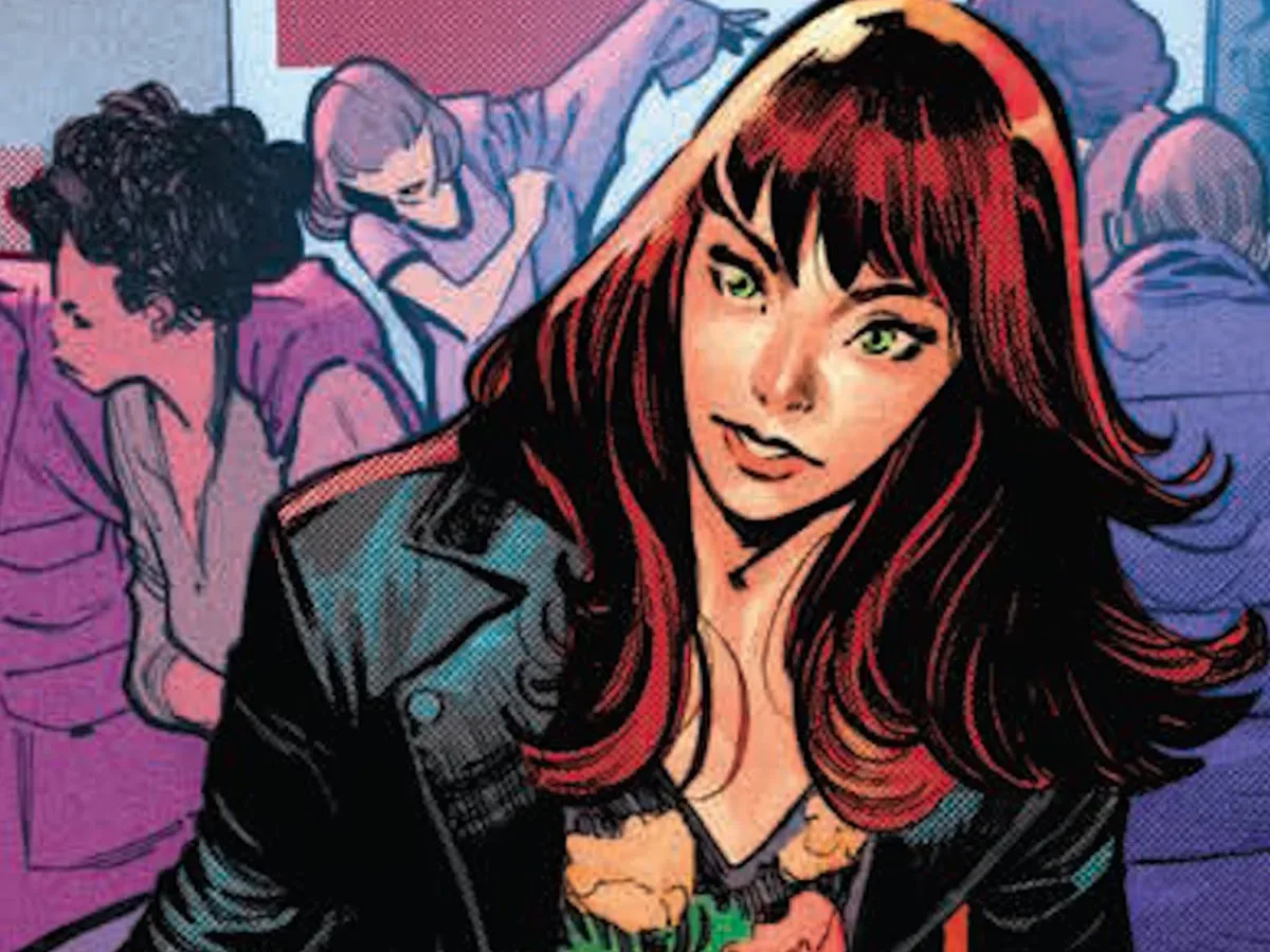 Mary Jane Watson supports Peter Parker in Amazing Spider-Man #1001 art by Pepe Larraz