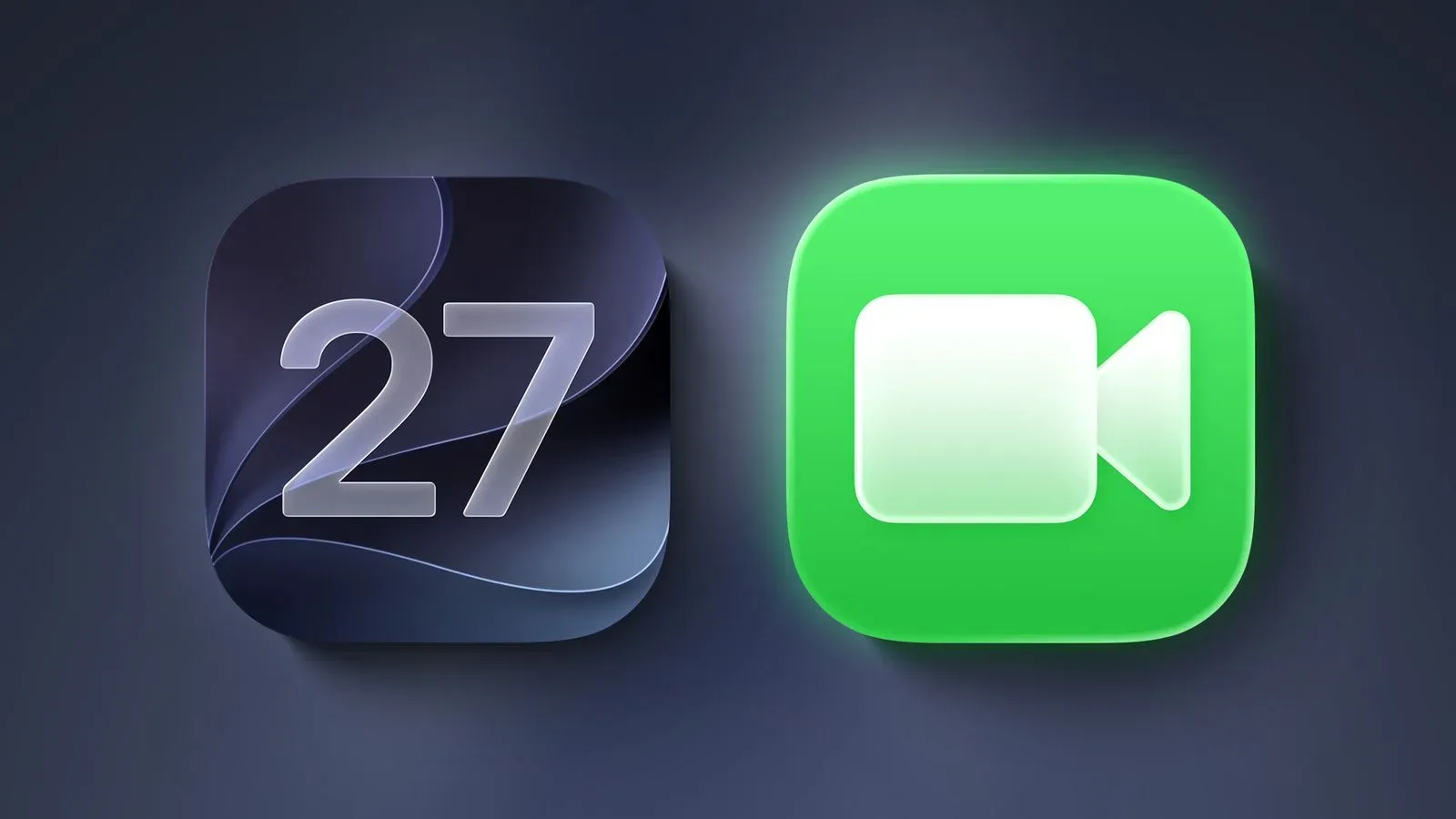 An iPhone showing a Group FaceTime call with simultaneous front and rear camera views
