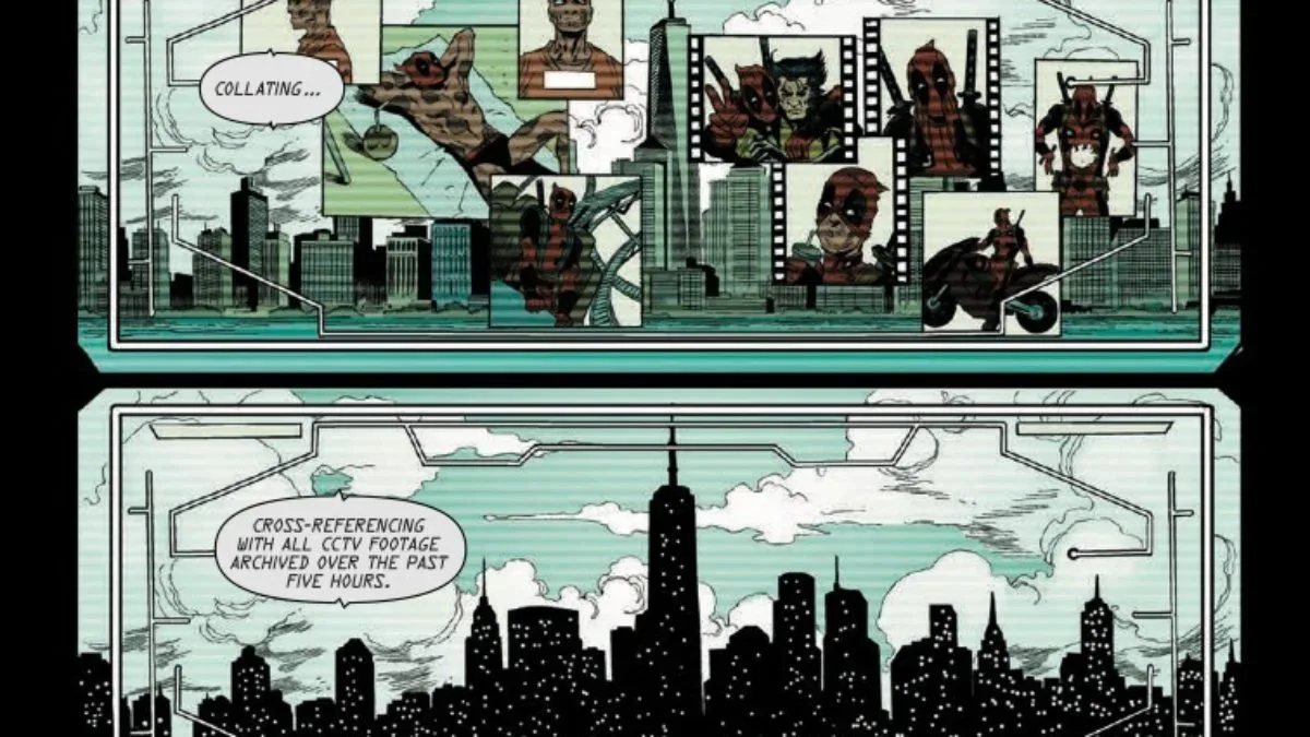 Frank Castle pilots a skull-emblazoned mech suit in Punisher #9 preview art