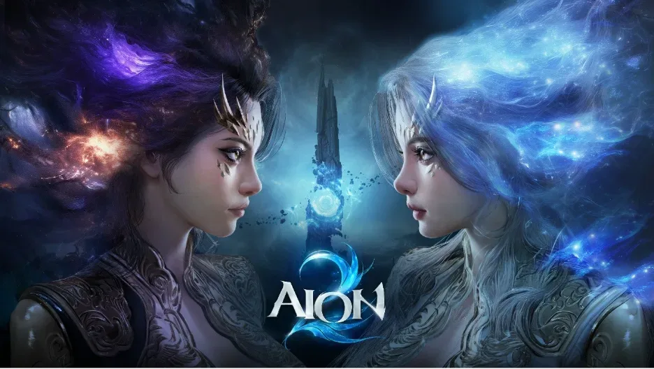 AION 2 aerial combat scene