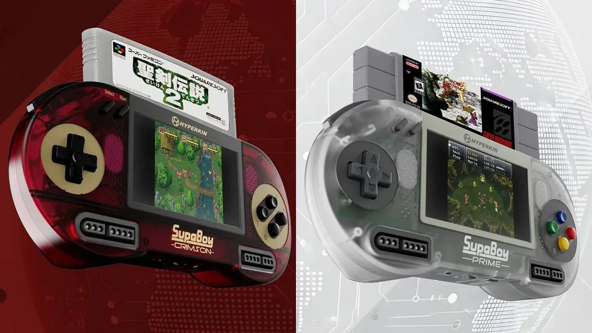 Hyperkin SupaBoy Crimson SNES-compatible handheld