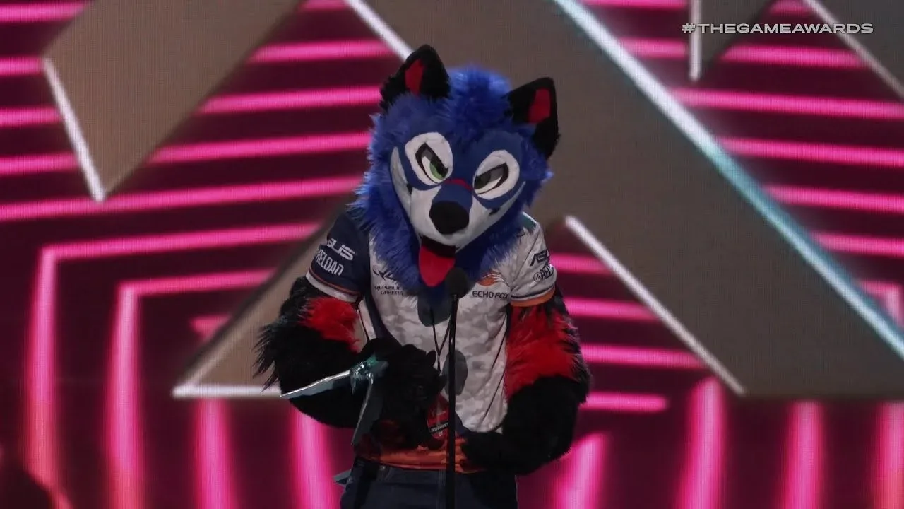 SonicFox promotional appearance image for a fighting game event
