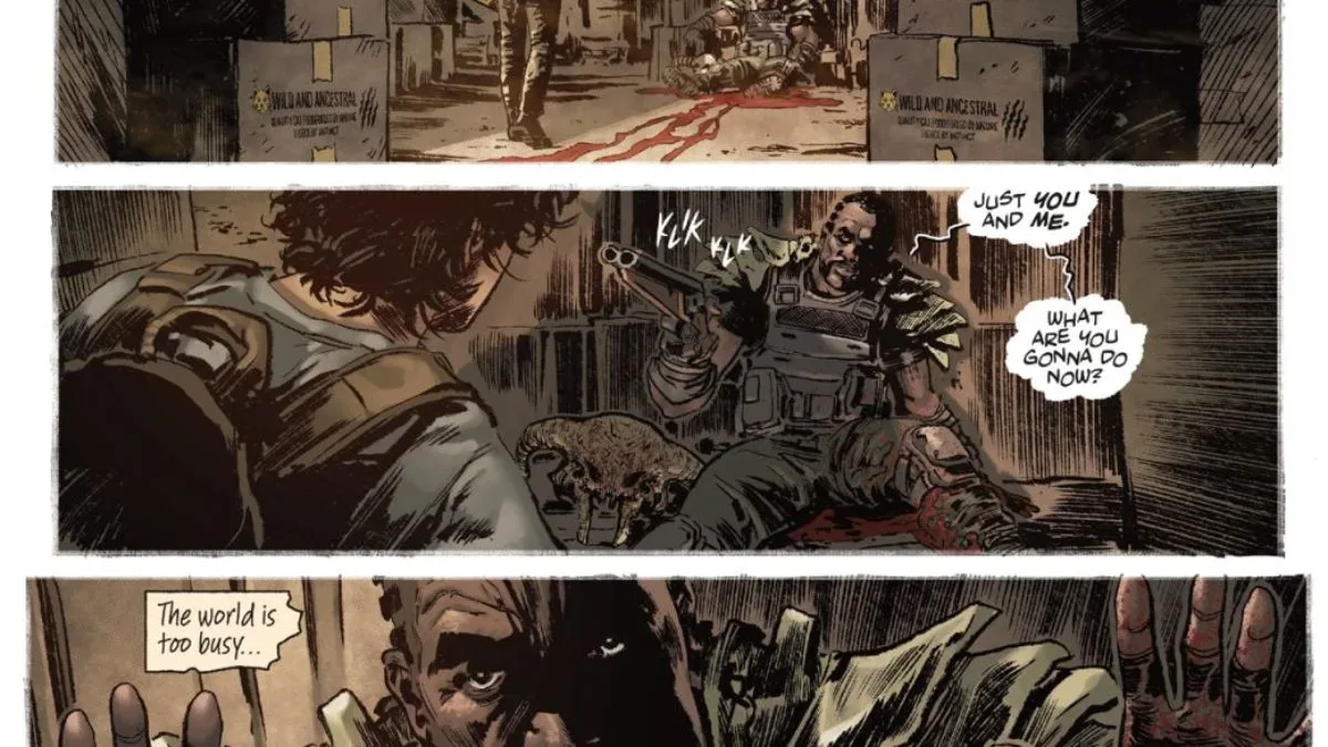 Only the Savage Are Left #4 main cover by Stefano Raffael