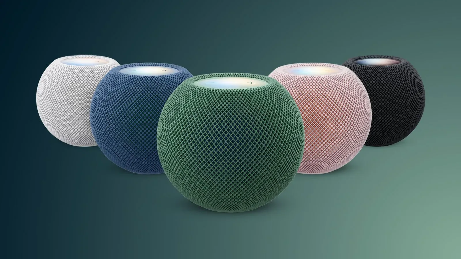 Apple HomePod mini 2 smart speaker with illuminated top surface