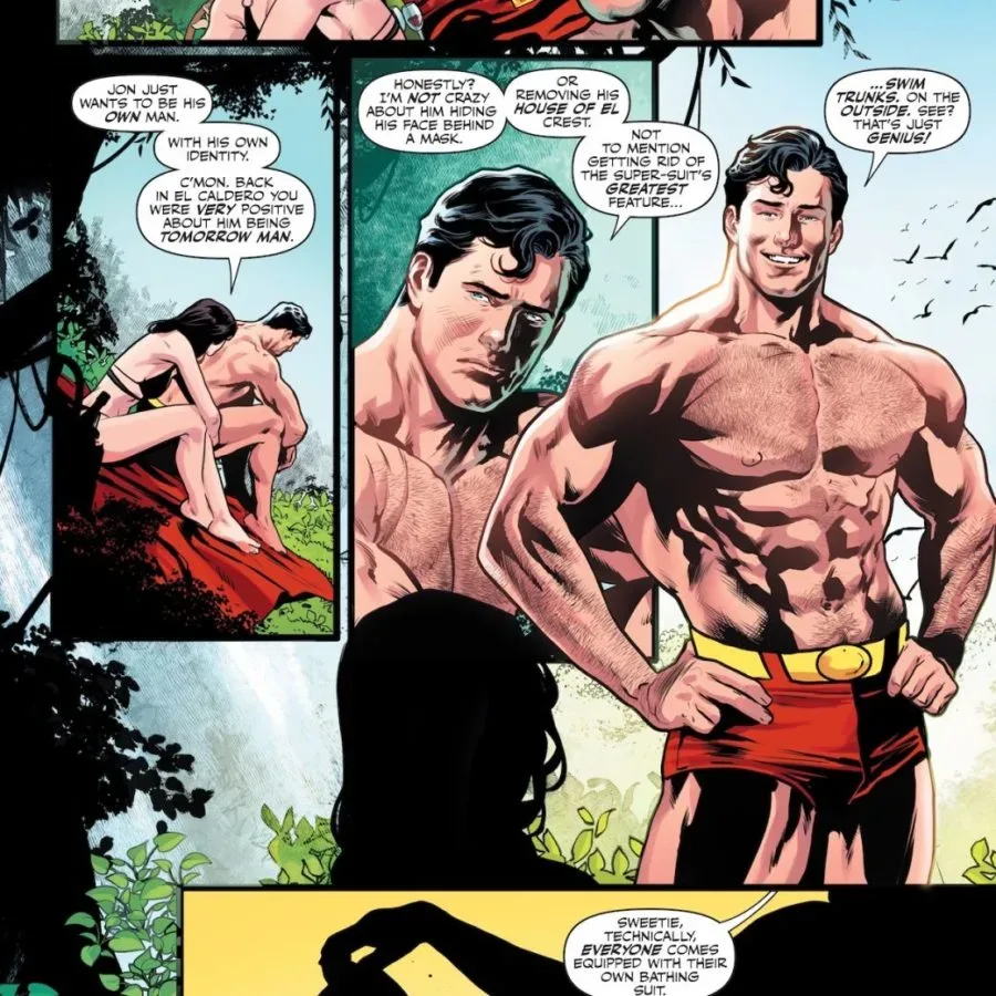 Clark Kent and Jon Kent team up as Superman and Tomorrow Man in Superman: Unlimited #18