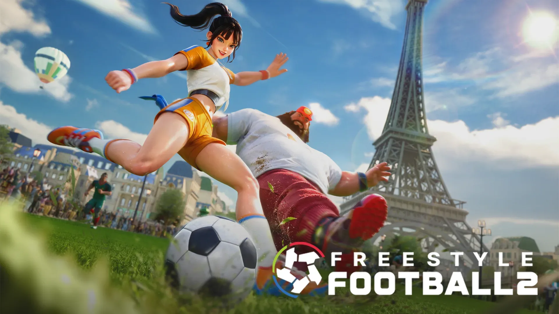 FreeStyle Football 2 character football action scene