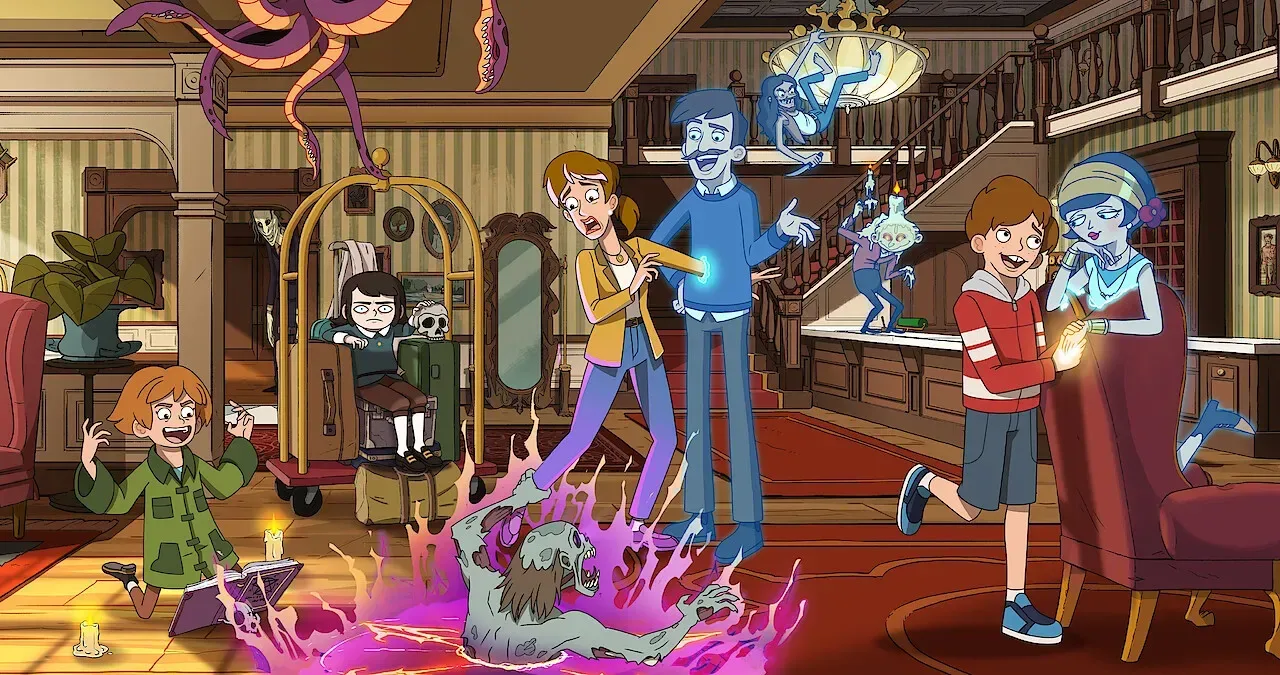 The Undervale hotel from Netflix animated comedy Haunted Hotel