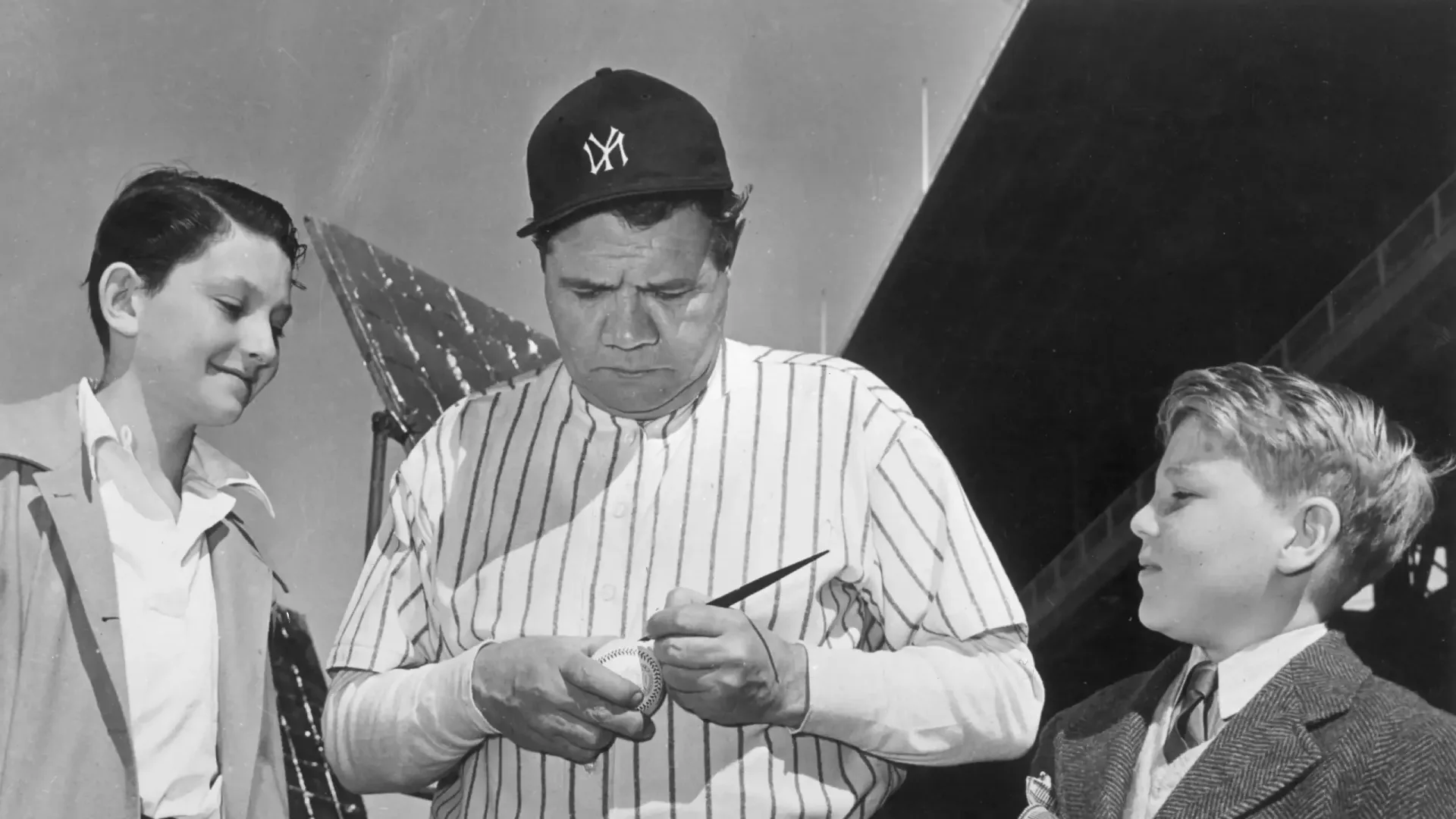 Babe Ruth’s gray road jersey associated with the 1932 World Series Called Shot