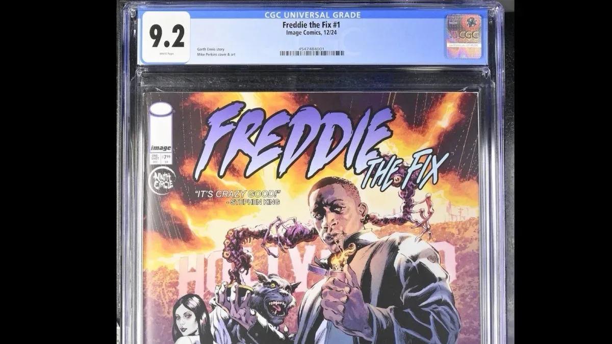 Freddie the Fix #1 comic book by Garth Ennis and Mike Perkins