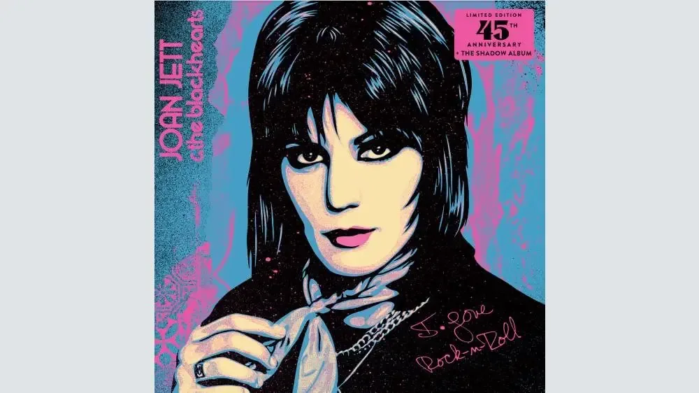 Joan Jett and the Blackhearts I Love Rock ’N Roll + The Shadow Album 45th anniversary collection artwork