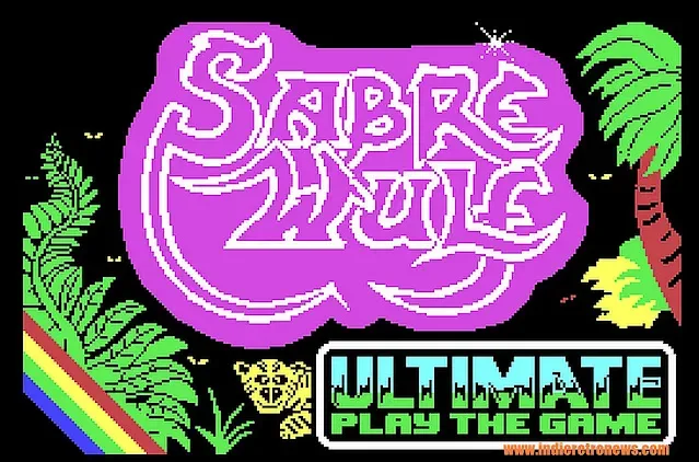 Sabre Wulf Remastered gameplay on Commodore 64